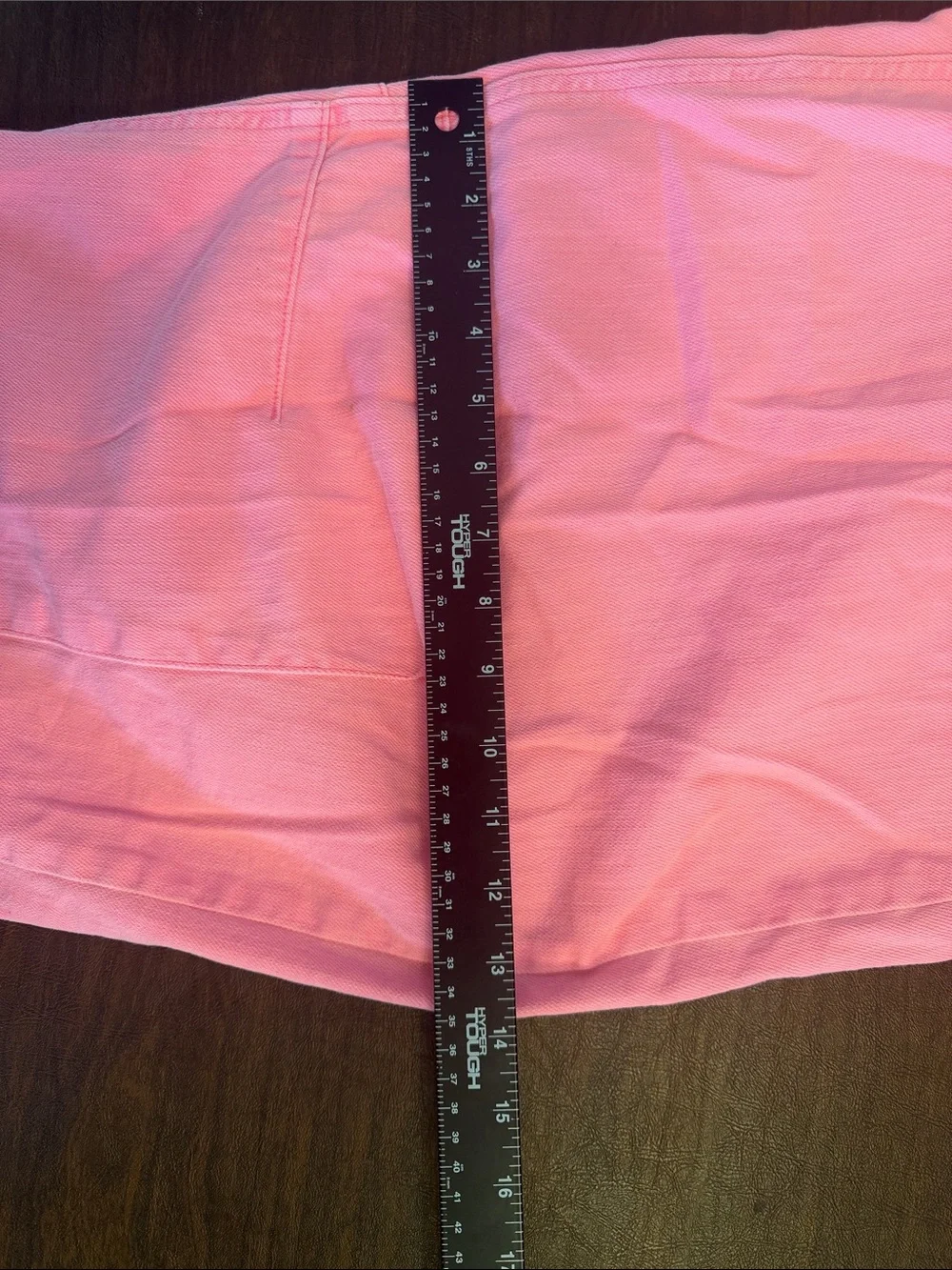 Gap Easy Horseshoe Jeans in Neon Pink Denim - Picture 11 of 12